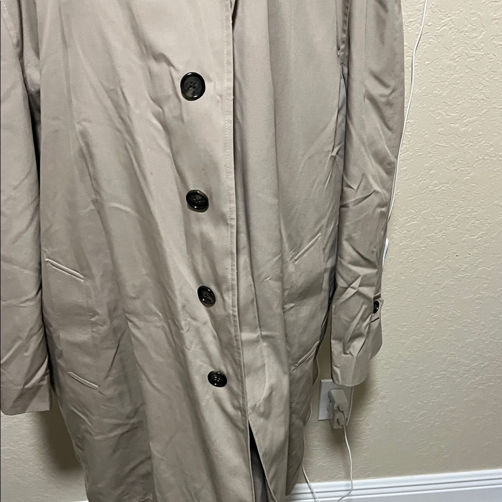 London Fog Men's Beige Trench Coat - Picture 5 of 14
